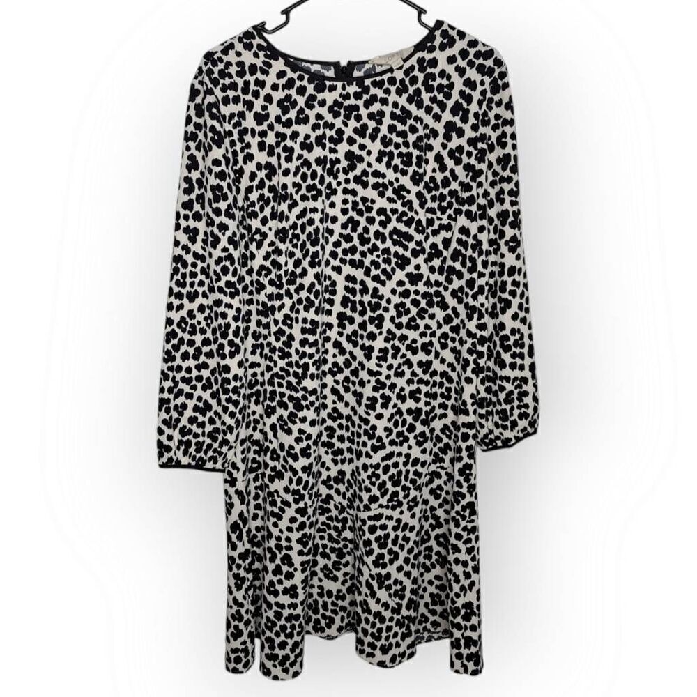 Ann Taylor LOFT Women's Plus Size Animal Print Dress size 14